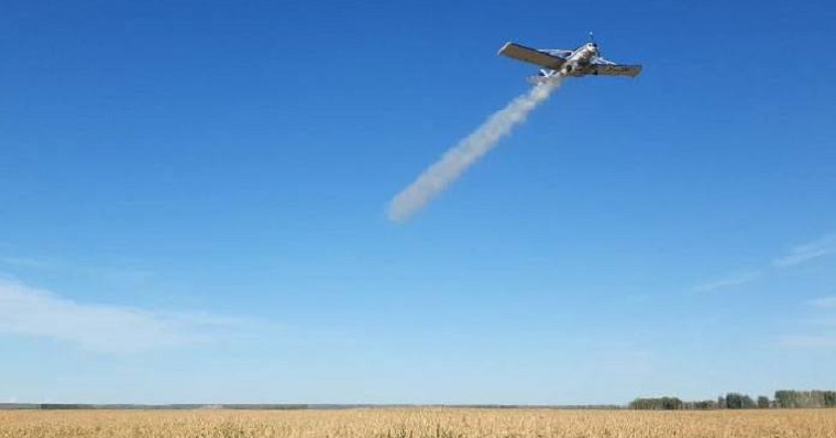 Siembra desde el aire