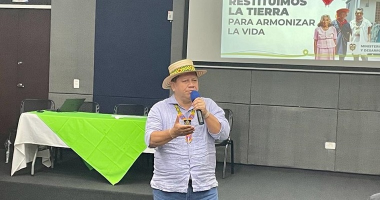 Giovani Yule, director general de la URT, presentó las líneas estratégicas para agilizar la restitución de tierras en Meta y Guaviare