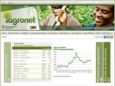 Agronet, del Minagricultura, fue premiada como una de las mejores redes de información de gobierno en línea