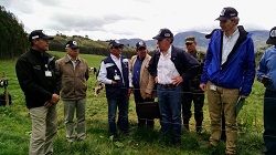 Presidente Santos presenta en Nariño proyecto de lechería en Trópico Alto de Corpoica