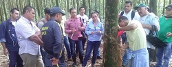 Corpoica apoya la capacitación de formación de rayado y beneficio del caucho natural en San Martín, Meta - 03 de Junio de 2015
