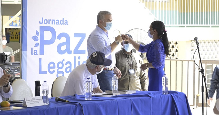 Unidad de Restitución de Tierras presentó al Presidente avances en proyectos cafeteros en Norte de Santander