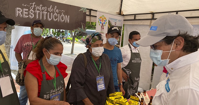 Restituidos en el Cesar participaron en la jornada de negocios convocada por el Ministerio de Agricultura
