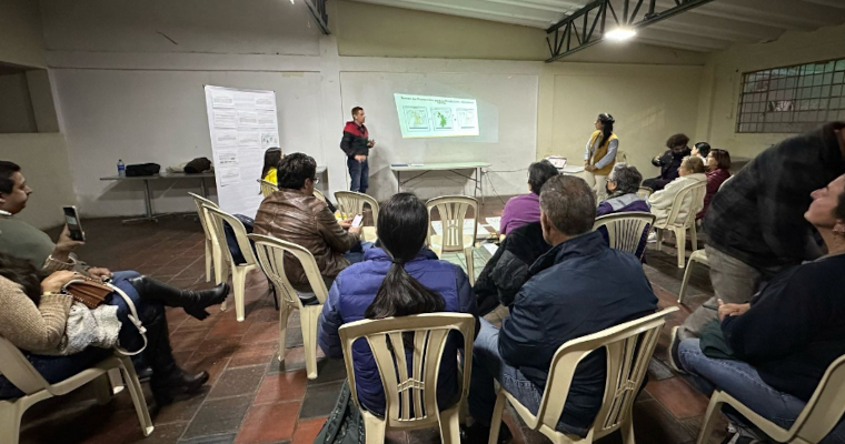 El MinAgricultura y la UPRA socializaron el proceso de identificación de las APPA a la comunidad de 18 veredas de Sopó
