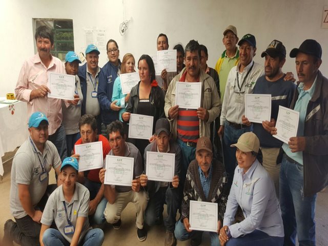 Agroempresarios de Boyacá se certificaron en Buenas Prácticas Agrícolas, BPA - 19 de octubre de 2017