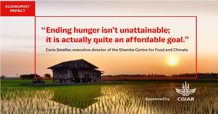 Reformar la ayuda y las finanzas globales haría que acabar con el hambre fuera un 'objetivo asequible', según un nuevo informe