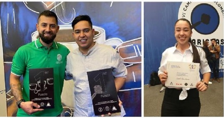 Colombia tiene nuevos campeones nacionales de catación, barismo y AeroPress