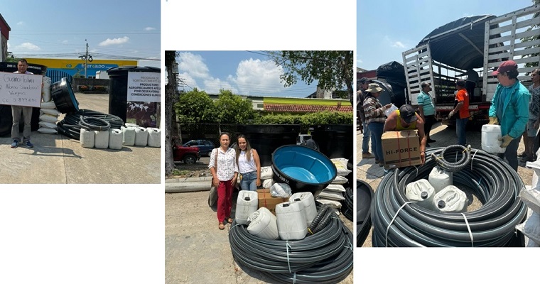 Gobierno del Cambio entrega kits de mitigación del fenómeno de El Niño a 600 familias en Tolima