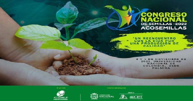 Palmira será sede del Congreso Nacional de Semillas en noviembre de 2022