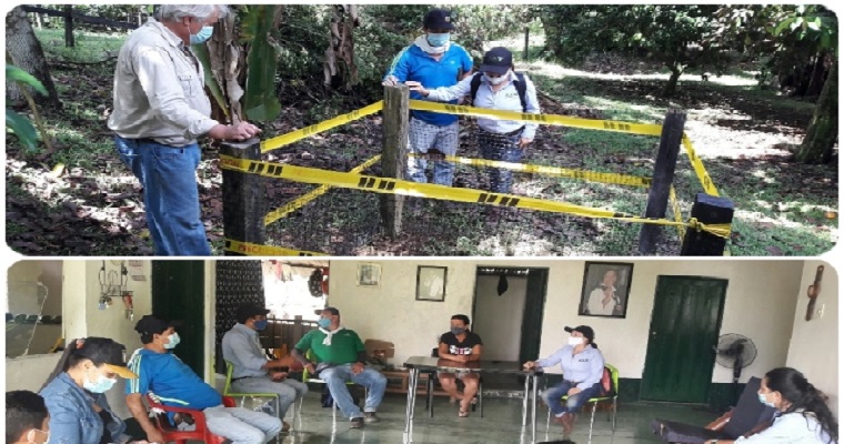 El ICA y el Consejo Territorial de Salud Ambiental en Caldas realizan control y monitoreo del caracol gigante africano