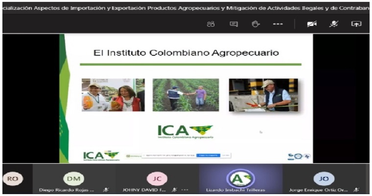 El ICA y la Polfa articulados para contribuir a mitigar las actividades ilícitas con mercancía agropecuarias de importación y exportación