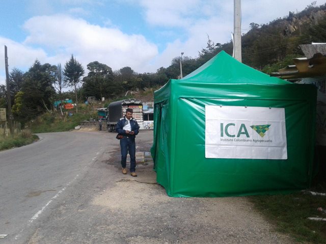 El ICA instaló cinco puestos de control sanitario en Cundinamarca para evitar la diseminación del virus Newcastle