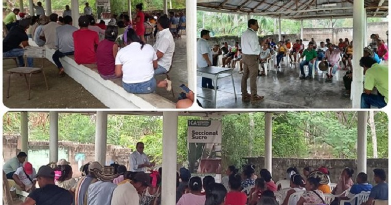 Cerca de 50 personas participaron en la socialización de la estrategia de extensión zoosanitaria en Sucre