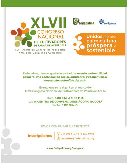 XLVII - CONGRESO NACIONAL DE CULTIVADORES DE PALMA