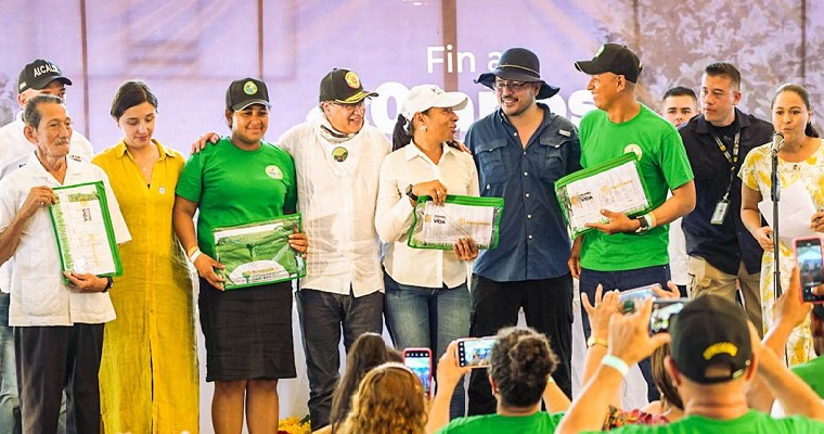 Con la entrega de 958 hectáreas, la comunidad del emblemático caso de Las Pavas avanza en el camino de la reparación