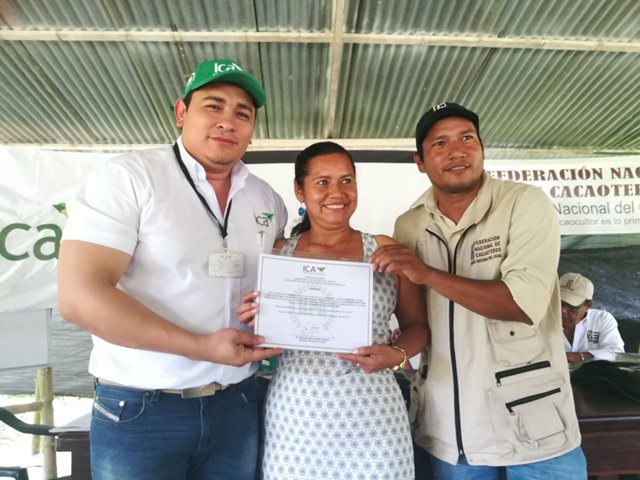 Productores de cacao de Arauca son certificados por el ICA en Buenas Prácticas Agrícolas - 17 de noviembre de 2017