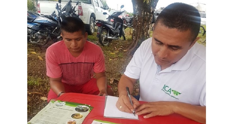 Comunidad de El Cedral, en Putumayo, se capacitó en sanidad pecuaria y vegetal