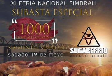 1.000 ejemplares estarán en la XI Feria Nacional Simbrah