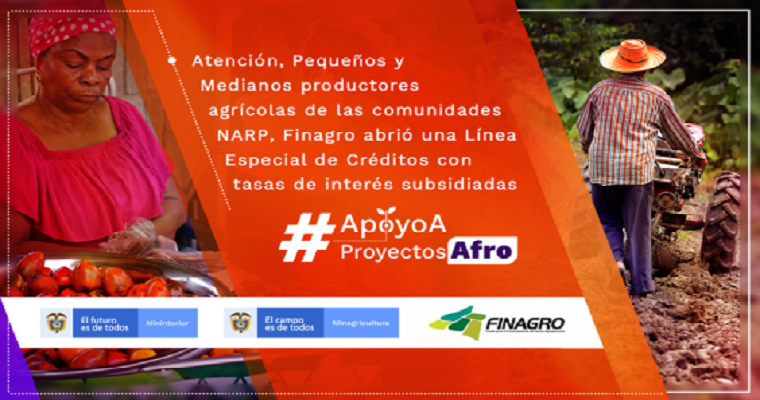 Gobierno subsidiará créditos a productores agrícolas de las comunidades NARP