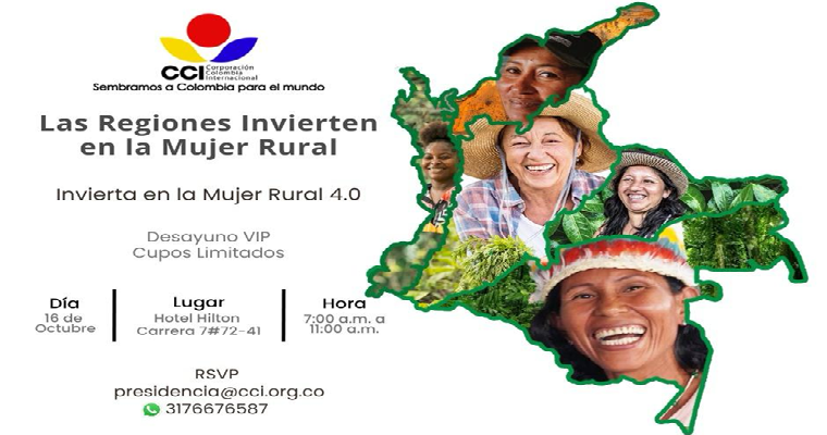 “Invierta en la Mujer Rural: Las Regiones Presentes” Un Espacio para evidenciar el poder de las mujeres campesinas convertidas en agroempresarias