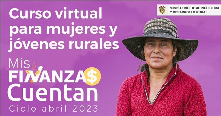 MinAgricultura abre inscripciones para curso virtual gratuito para mujeres y jóvenes rurales