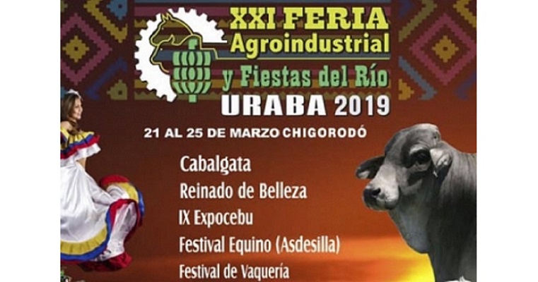 Vuelve la Expocebú a la Feria Agroindustrial en Urabá