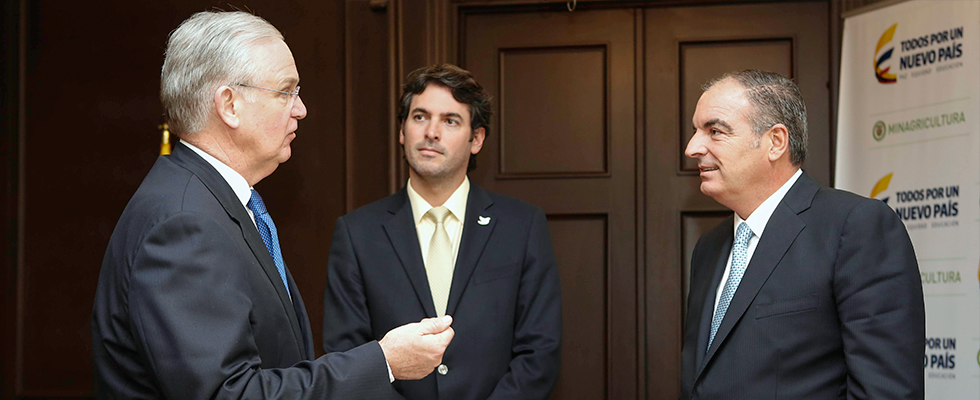 MinAgricultura explica al gobernador de Missouri a que le apuesta Colombia Siembra - 04 de Febrero de 2016