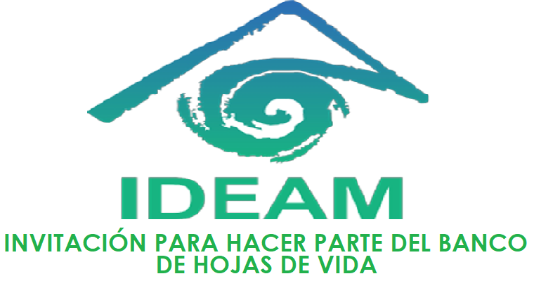 Invitación para hacer parte del banco de hojas de vida del IDEAM.