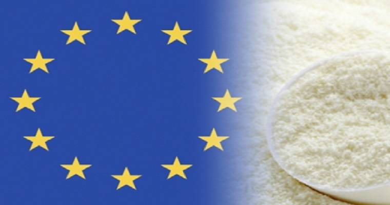 En enero se importaron más de 3.800 toneladas de leche en polvo de la Unión Europea
