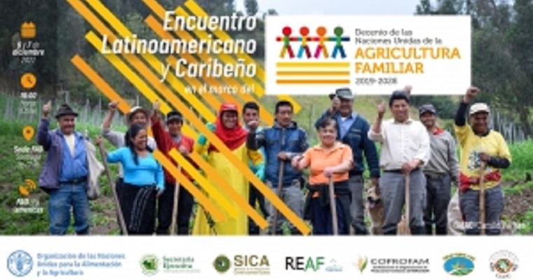 FAO llevará a cabo el Encuentro Latinoamericano y Caribeño del Decenio de Naciones Unidas para la Agricultura Familiar