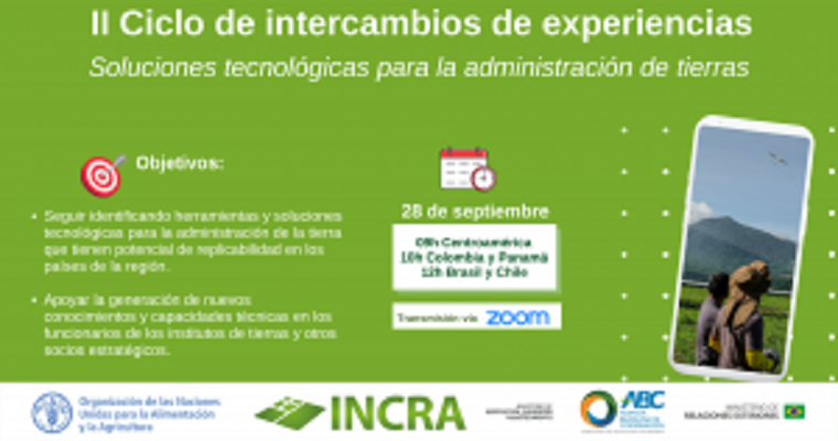Países de la región continúan el diálogo sobre tecnologías para modernizar procesos de regularización y administración de tierras
