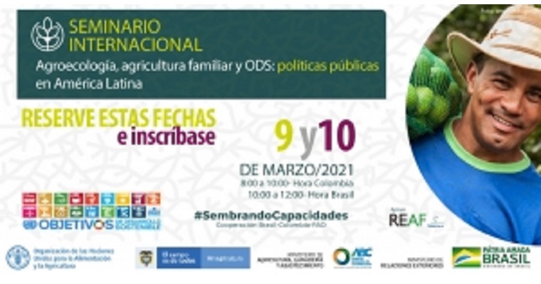 Seminario internacional promueve intercambio de experiencias entre países acerca de agroecología y agricultura familiar