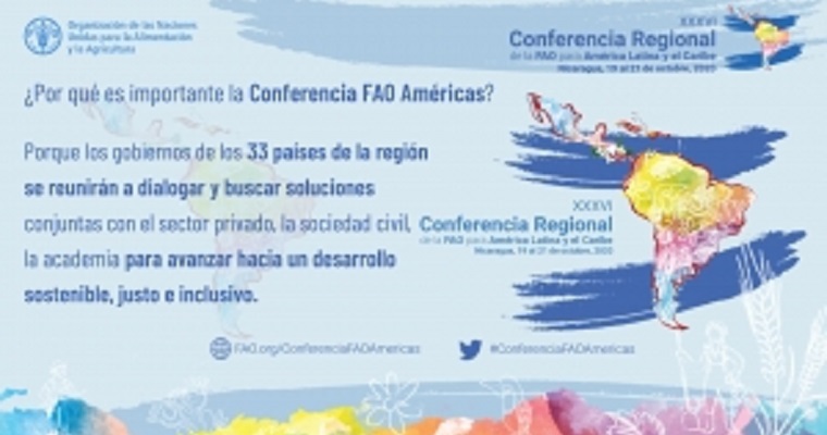 Países de América Latina y el Caribe se reunirán en la Conferencia Regional de la FAO para fijar las prioridades de la Organización
