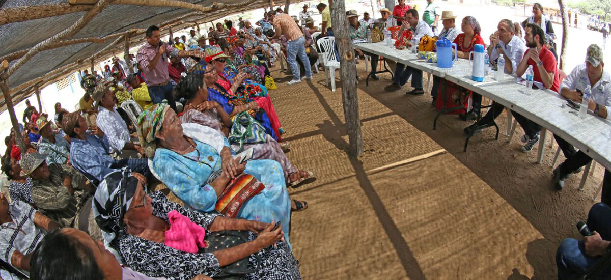 Continúa concertación con comunidades Wayúu - 24 de agosto de 2016