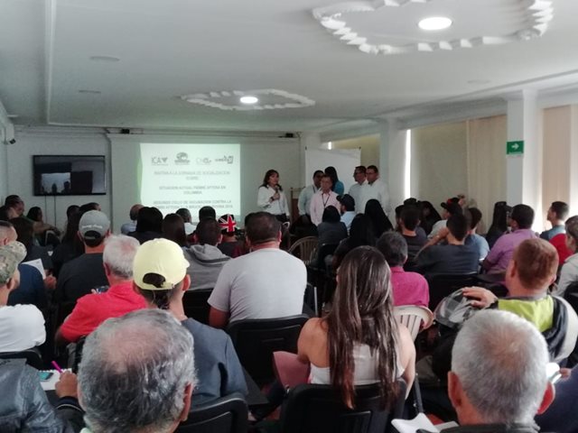 En el Quindío, el ICA capacitó ganaderos en manejo de enfermedades porcinas de control oficial