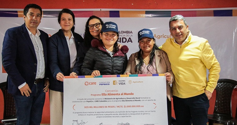 MinAgricultura destinó $2.000 millones para fortalecer el programa ‘Ella alimenta al mundo’, en Nariño