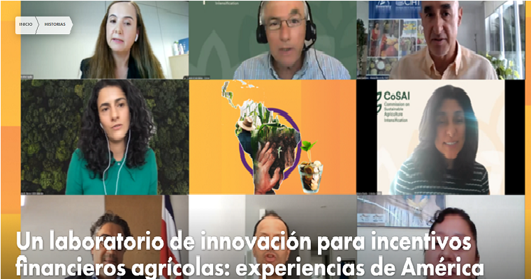 Un laboratorio de innovación para incentivos financieros agrícolas: experiencias de América Latina