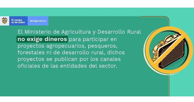 Comunidades rurales no deben caer en engaños, servicios del Minagricultura son totalmente gratuitos