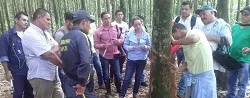 Corpoica apoya la capacitación de formación de rayado y beneficio del caucho natural en San Martín, Meta - 03 de Junio de 2015