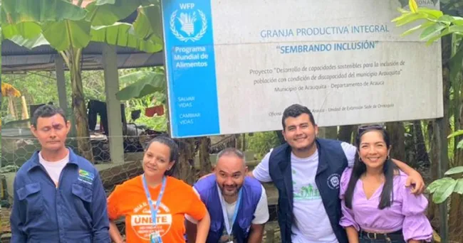 Granja sembrando inclusión echa a andar en Arauca