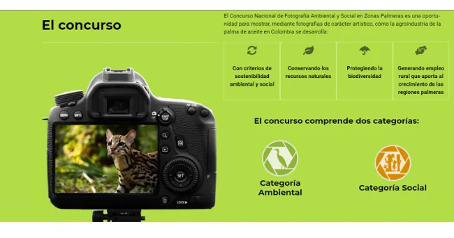 El Concurso Nacional de Fotografía Ambiental y Social en Zonas Palmeras