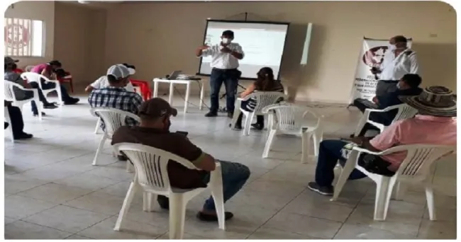 Ganaderos de Sabana de Torres se capacitan para mantener sus hatos libres brucelosis y tuberculosis de bovina