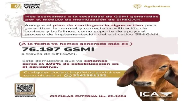 De manera satisfactoria avanza la expedición de GSMI a través del módulo de movilización SINIGAN