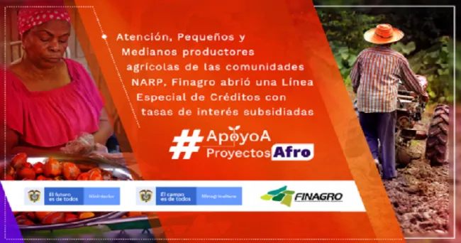 Gobierno subsidiará créditos a productores agrícolas de las comunidades NARP