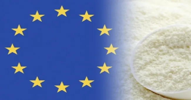 En enero se importaron más de 3.800 toneladas de leche en polvo de la Unión Europea