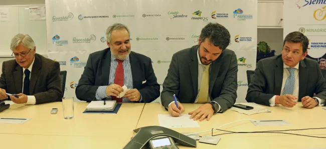 Inicia diseño del seguro agropecuario de tipo catastrófico en Colombia - 30 de noviembre de 2016