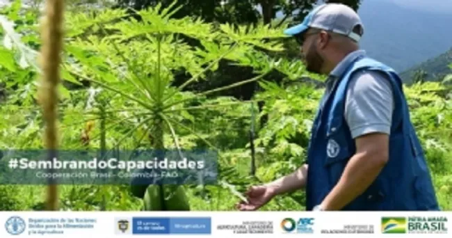 Brasil y Colombia intercambiaron experiencias en políticas de fortalecimiento de la agricultura familiar