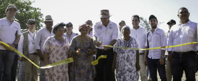 Los Wayuu de Kariyusem, con agua y seguridad alimentaria, inician una etapa de esperanza de la mano del MinAgricultura - 15 de Febrero de 2016