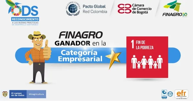 Pacto Global Red Colombia felicita a FINAGRO por Reconocimiento ODS