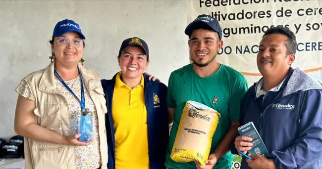 Semillas de esperanza: pequeños productores de Mesetas reciben un impulso para el cultivo del maíz
